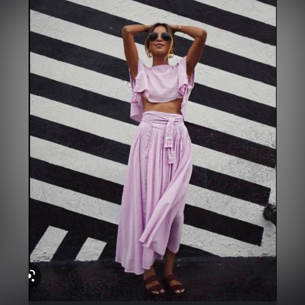 Free People Sundown Skirt Set